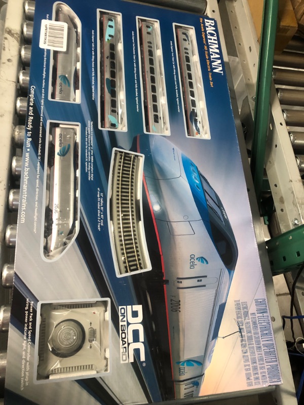 Photo 1 of **USED BUT APPEARS NEW** Bachmann Trains - Amtrak Acela DCC Equipped Ready To Run Electric Train Set - HO Scale