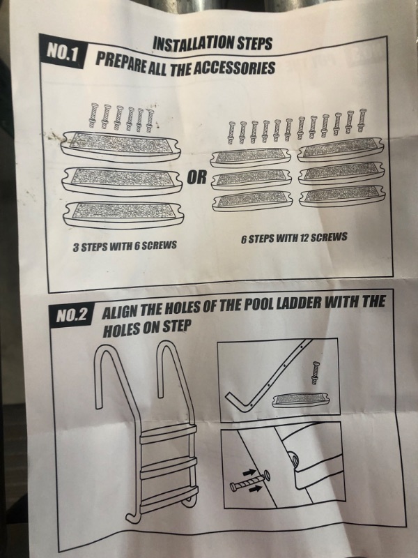 Photo 3 of 3 Step Pool Ladder