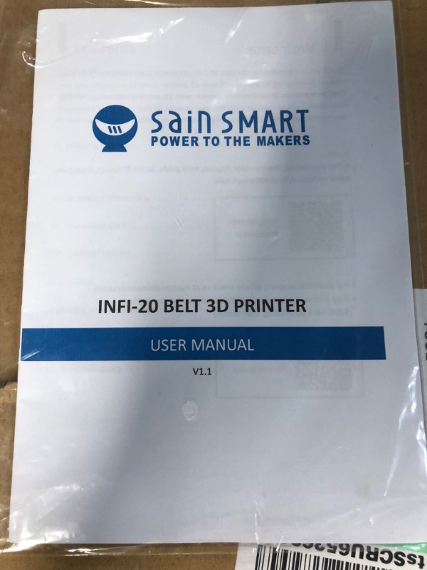 Photo 6 of SainSmart INFI-20 Belt 3D Printer, Infinite Z Belt Printer with Textured Nylon Belt WiFi Printing Filament Break Sensor, for Cosplay Props Print Farm Batch Printing, 200mm×180mm×?mm