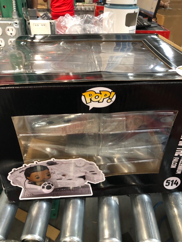 Photo 4 of ** READ NOTES** Funko Pop! Ride Super Deluxe: Star Wars - Lando Calrissian in The Millenium Falcon (Shared Galactic Convention, Amazon Exclusive), Multicolor