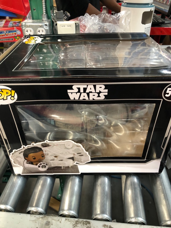 Photo 3 of ** READ NOTES** Funko Pop! Ride Super Deluxe: Star Wars - Lando Calrissian in The Millenium Falcon (Shared Galactic Convention, Amazon Exclusive), Multicolor