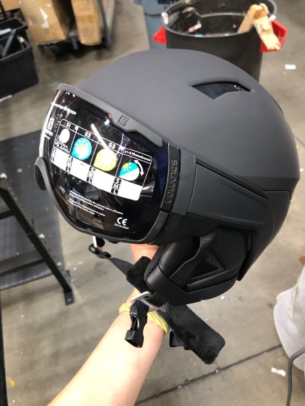 Photo 1 of Salomon Driver S Ski Helmet All Black/Silver S 20/21

