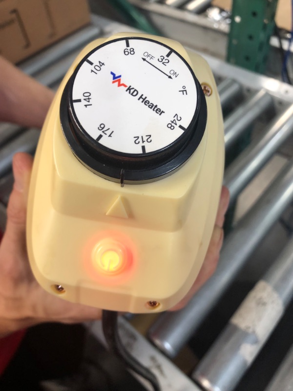 Photo 1 of KD 1500W Immersion Bucket Water Heater, Auto Shutoff, Overheating Prevention, Auto Water Level Senor, Adjustable Thermostat, Easy-to-Use (White / 1500 WATT)