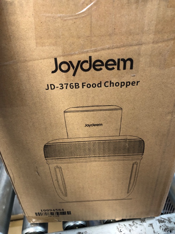 Photo 4 of **FOR PARTS OR REPAIR**
USED Joydeem JD-376B Electric Food Processor,Meat Grinder with Garlic Peeler,Vegetable Fruit Chopper with 3 Stainless Steel Bowls,Blue