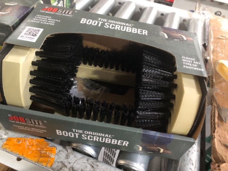 Photo 2 of *NEW*JobSite The Original Boot Scrubber - All Weather Industrial Shoe Cleaner & Scraper Brush 