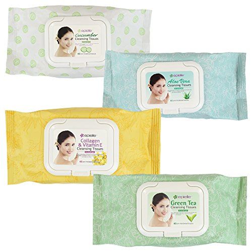 Photo 1 of *NEW*Kareway Epielle Assorted Makeup Remover Cleansing Towelettes, 60 Counts (Pack of 4)