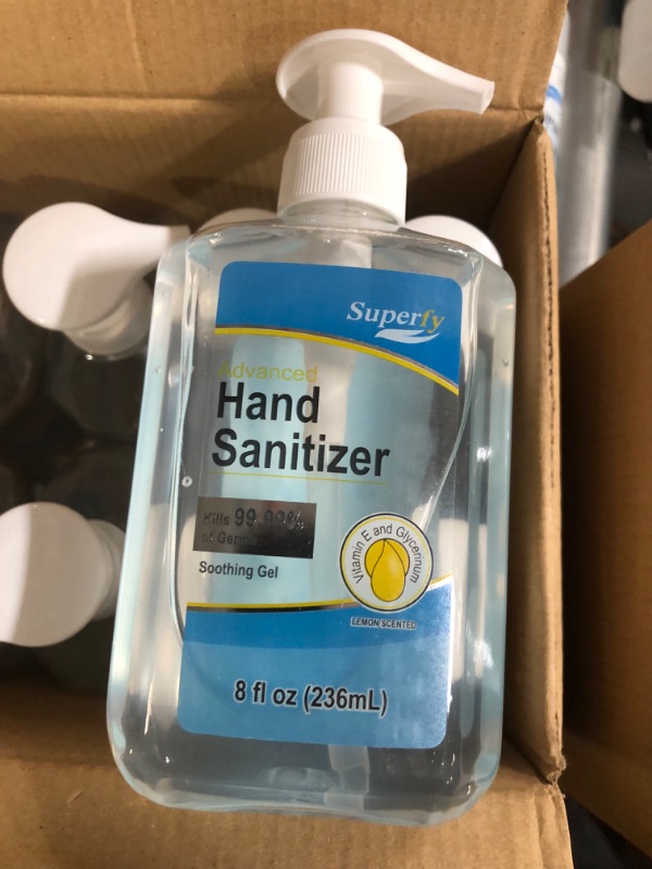 Photo 2 of *STOCK PHOTO FOR REFERENCE*Superfy Hand Sanitizer Gel with Pump,2- 8 Pack of 8 oz