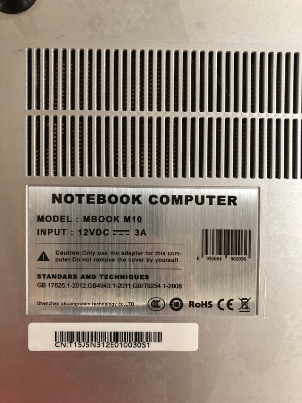 Photo 3 of (SEE NOTES) DERE Laptop Windows 10 15.6" Laptop Computer with Full Size Keyboard