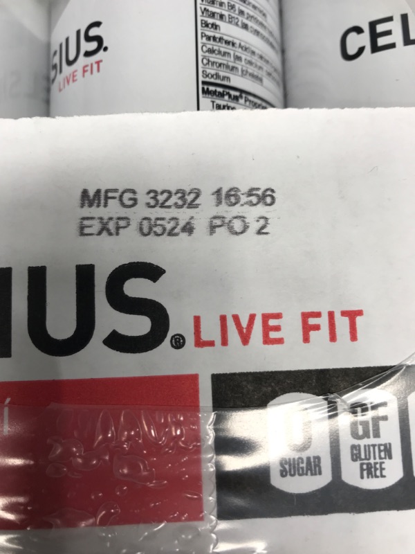 Photo 2 of **** EXP 05/24**** CELSIUS Raspberry Acai Green Tea, Functional Essential Energy Drink 12 Fl Oz (Pack of 12) Raspberry Acai Green Tea 12 Fl Oz (Pack of 12)