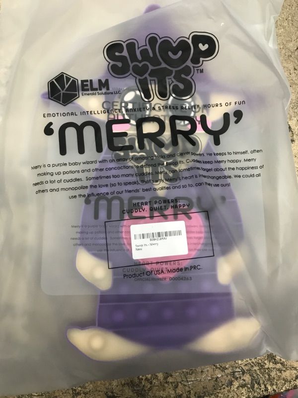 Photo 1 of Swop its Merry Character Collectable Push Pop Bubble Fidget Sensory Toy for Anxiety & Stress Relief with Glow-in-The-Dark Heart, Food-Grade Bubble Popping Sensory Toy for Autism & ADHD- Novelty Gifts