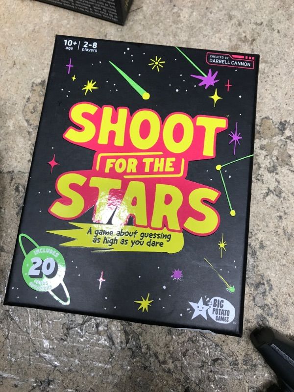 Photo 2 of Big Potato Shoot for The Stars — The Rocket-Powered Trivia Game for Adults and Family — Board Games for Teens, Kids and Aliens Alike