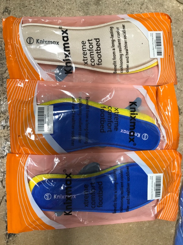 Photo 2 of 3 ITEMS *** Knixmax Memory Foam Shoe Insoles for Women, BUNDLE