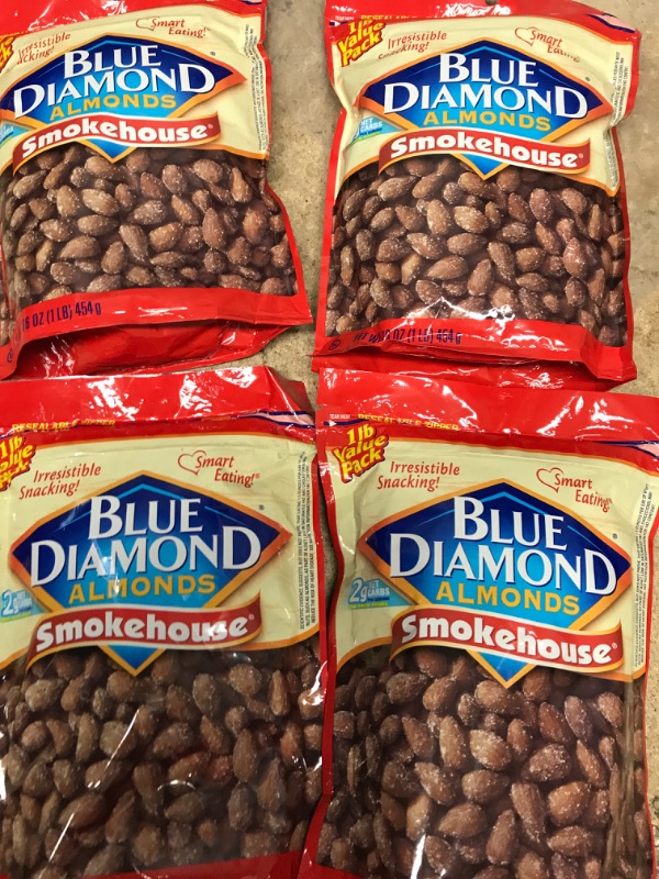 Photo 4 of 4 ITEMS *** Blue Diamond Smokehouse Almonds Smokehouse Package size of 16.0 oz BUNDLE 