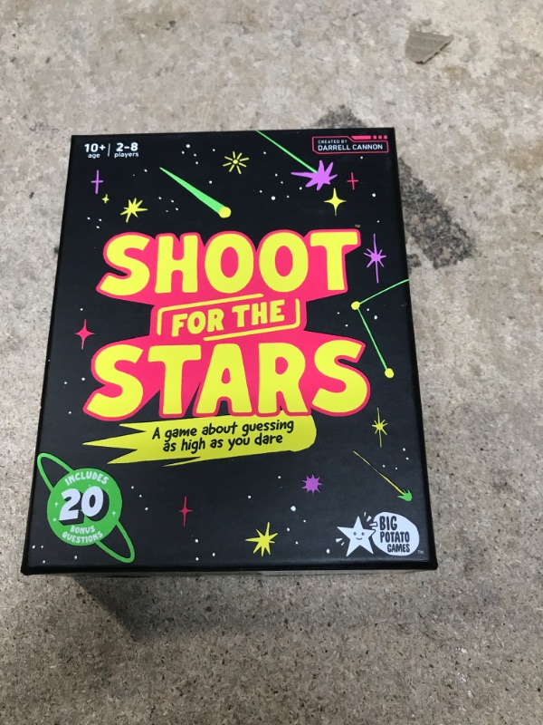 Photo 2 of Big Potato Shoot for The Stars — The Rocket-Powered Trivia Game for Adults and Family — Board Games for Teens, Kids and Aliens Alike