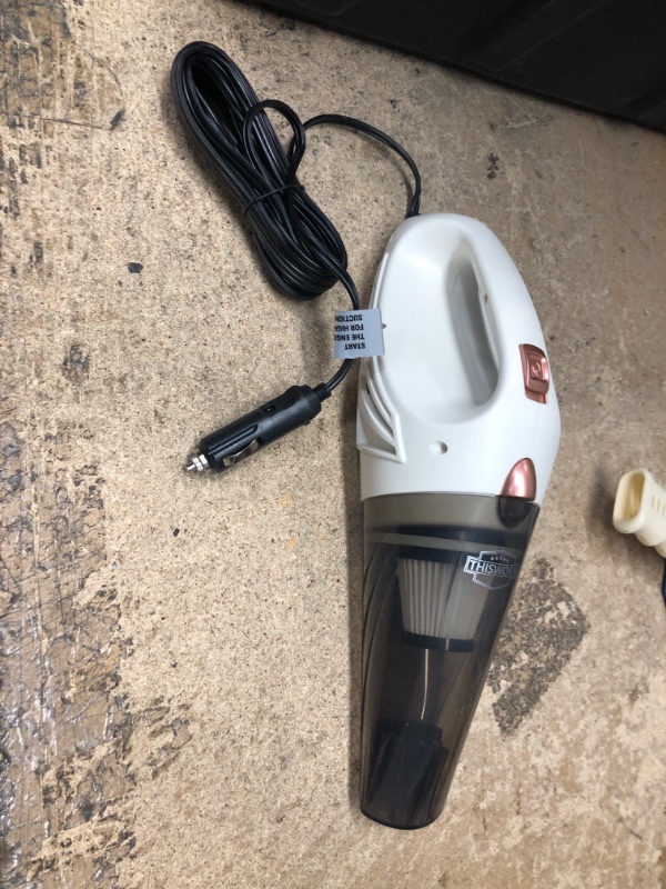 Photo 2 of ***VACUUM ONLY***  ThisWorx Car Vacuum Cleaner - Car Accessories - Small 12V High Power Handheld Portable Car Vacuum 
