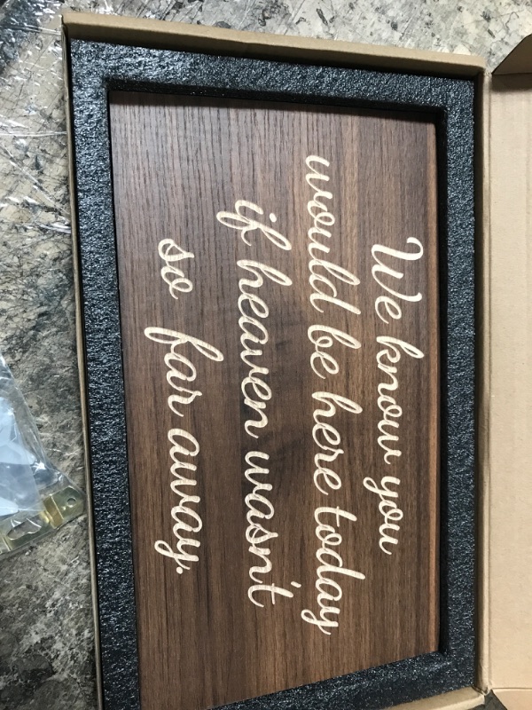 Photo 1 of ***BRAND NEW***
Wedding Memorial Sign We Know You Would Be Here Today If Heaven Wasn't So Far Away Wedding Sign Decorative Wedding Party Signs for Ceremony and Reception for Bride and Groom