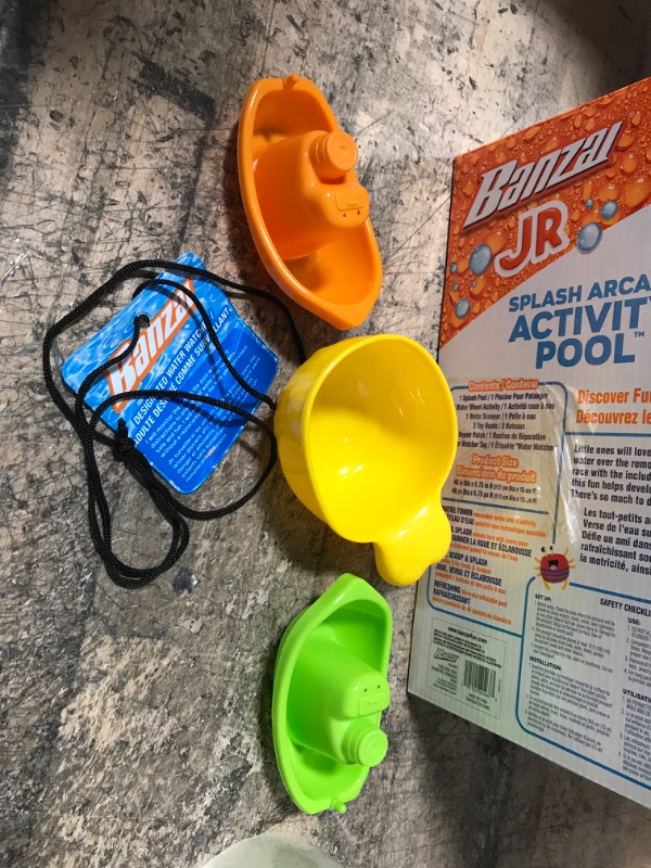 Photo 4 of ***BRAND NEW***
Banzai Jr. Splash Arcade Toddler Activity Pool 18 Months  Up Water Slide