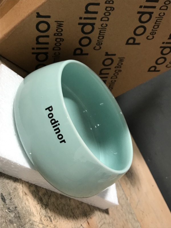 Photo 2 of ***BRAND NEW***
Podinor Ceramic Small Size Dog Bowls, Food Water Puppy Feeder Pet Dish - Dishwasher and Microwave Safe - 2.5 Cup/20 fl.oz Aqua