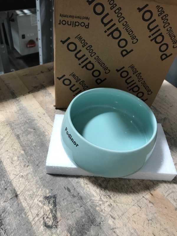 Photo 4 of ***BRAND NEW***
Podinor Ceramic Small Size Dog Bowls, Food Water Puppy Feeder Pet Dish - Dishwasher and Microwave Safe - 2.5 Cup/20 fl.oz Aqua