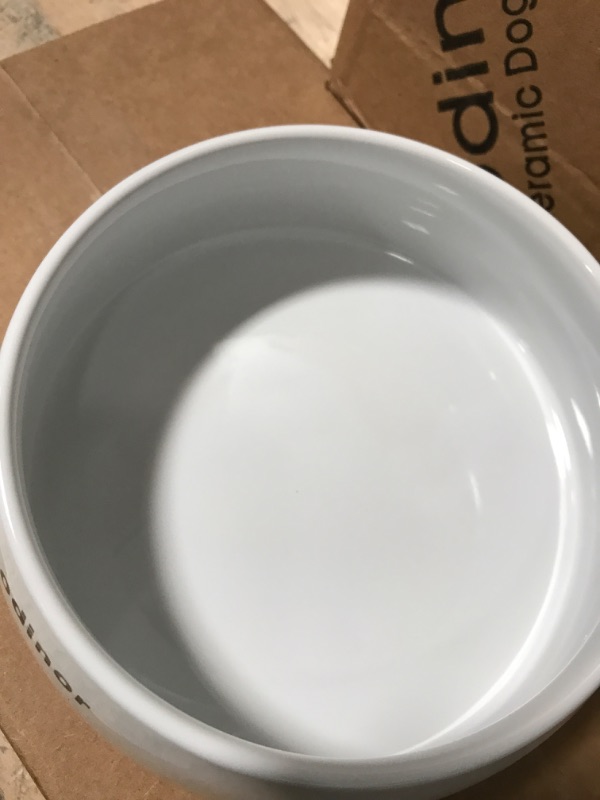 Photo 4 of ***BRAND NEW***
Podinor Ceramic Small Size Dog Bowls, Food Water Puppy Feeder Pet Dish - Dishwasher and Microwave Safe - 2.5 Cup/20 fl.oz White