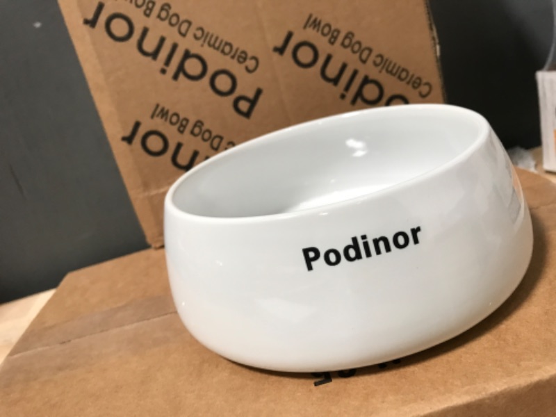Photo 3 of ***BRAND NEW***
Podinor Ceramic Small Size Dog Bowls, Food Water Puppy Feeder Pet Dish - Dishwasher and Microwave Safe - 2.5 Cup/20 fl.oz White