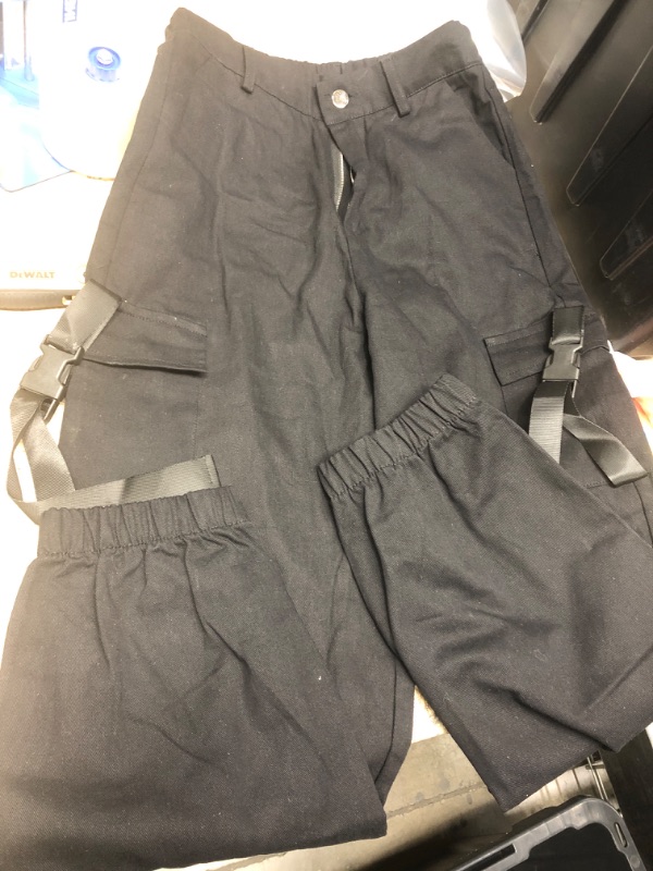 Photo 1 of black cargo pants size small