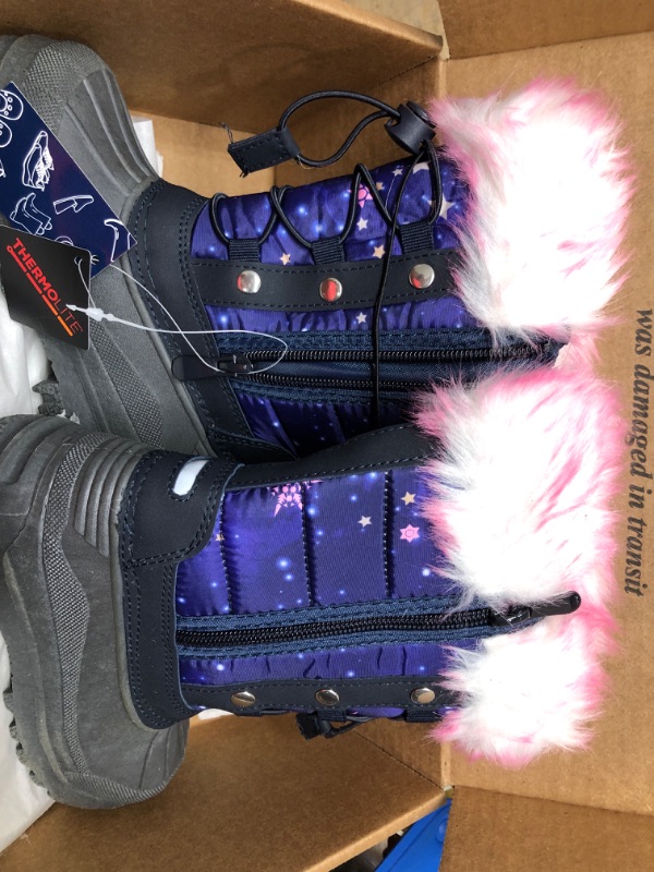 Photo 1 of K KomForme Boys & Girls Snow Boots Insulated Fur Lined Warm Anti-Slip  (Size 6)