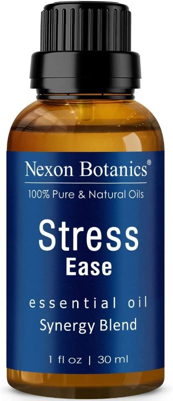 Photo 1 of (3) Stress Ease Essential Oil Blend 30ml- Stress Relief Essential Oil- Calm Essential Oil - Stress Away Essential Oil- Calming Sleep, Aromatherapy, Diffuser - Nexon Botanics