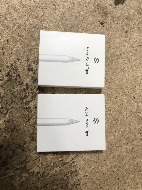 Photo 2 of 2PK-Upgraded Pencil Tips for Apple Pencil 1st & 2nd Generation [Fine tip] (2 Pack),[No wear out] Precise Control Pencil Replacement Nibs,Pearl White