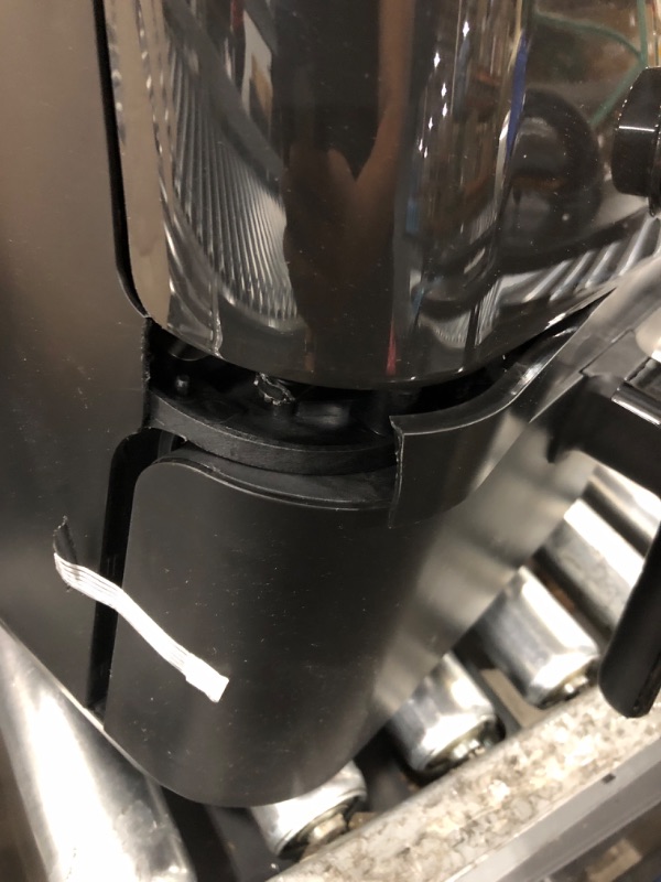 Photo 3 of *Broken on Top and has cracks on sides***Instant Vortex 5.7 Quart Air Fryer, Customizable Smart Cooking Programs, Digital Touchscreen, Grill Plate and Skewer Set, Black