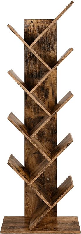 Photo 1 of 
VASAGLE , 8-Tier Floor Standing Tree Bookshelf, with Shelves for Living Room, Home Office, Rustic Brown ULBC11BX