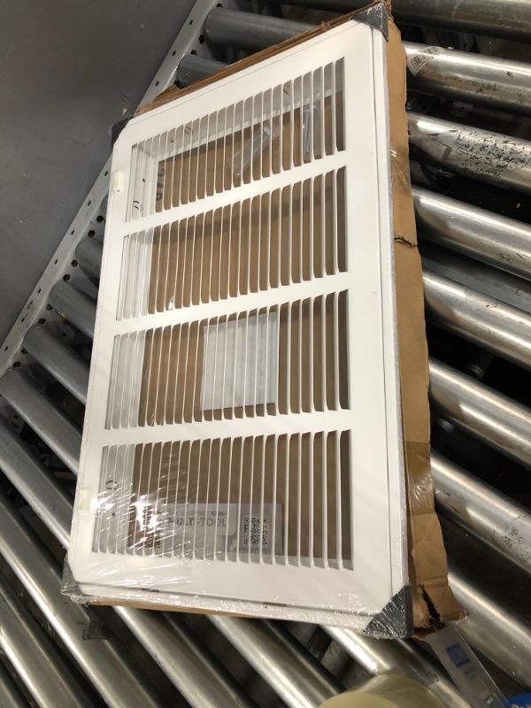 Photo 3 of 30" X 24" Aluminum Return Filter Grille - Easy Airflow - Linear Bar Grilles [Outer Dimensions: 31.75w X 25.75h]