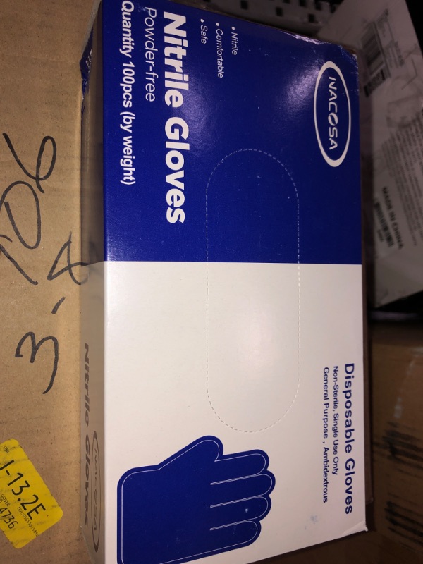 Photo 1 of 100pcs disposible gloves --nitrile medium 