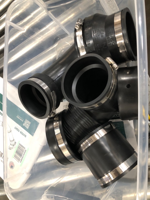 Photo 1 of Fernco QwikCamp RV and Camper Sewer Waste Plumbing Connection System Kit with Slip Fit Coupling Adapter for 3-in. PVC Pipe