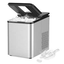Photo 1 of **MINOR TEAR & WEAR**IKT Ice Maker, Ice Makers Countertop,Self-Cleaning,26.5 Lbs Per Day, 9 Ice Ready In 6 Minutes, With Ice Scoop And Bucket
