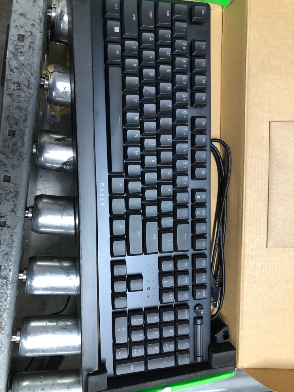 Photo 2 of Razer DeathStalker V2 Pro Wireless Gaming Keyboard: Low-Profile Optical Switches - Linear Red - HyperSpeed Wireless & Bluetooth 5.0-40 Hr Battery - Ultra-Durable Coated Keycaps - Chroma RGB DeathStalker V2 Pro Linear Optical Switch