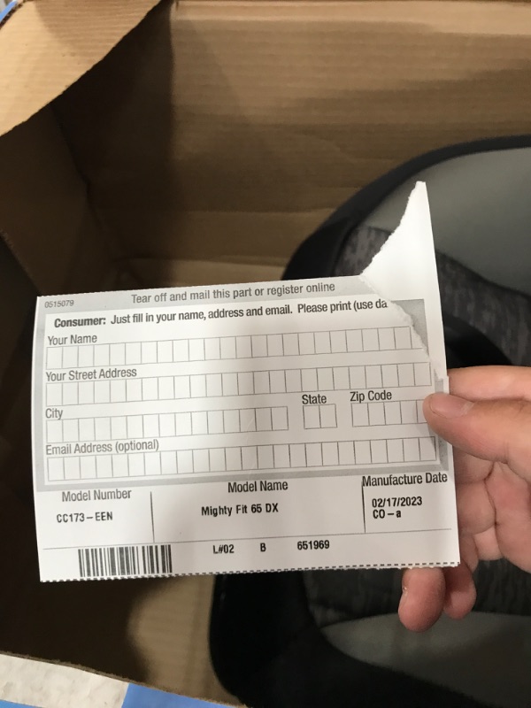 Photo 1 of Cosco Mighty Fit 65 DX Convertible Car Seat (Heather Onyx Gray)