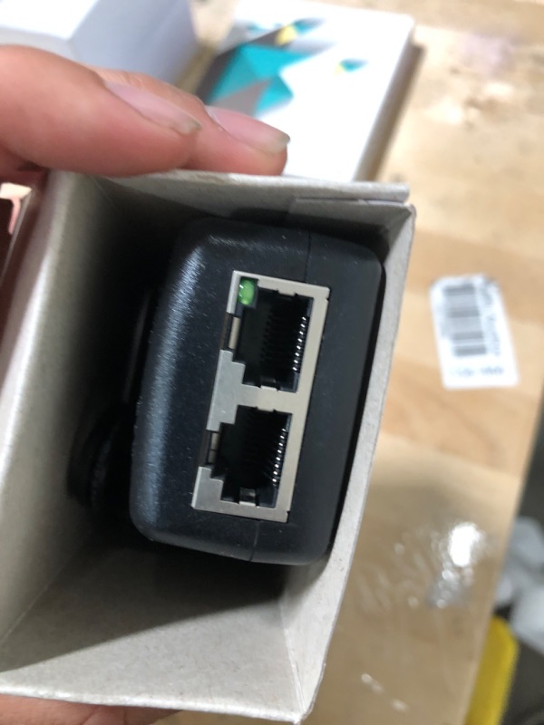 Photo 1 of 1-Pack 48V POE Injector Adapter Power Supply,10/100Mbps IEEE 802.3af Compliant for Most Polycom/ Cisco/ Axis/ Aastra/ Ubiquiti IP Cameras Phones AP and More