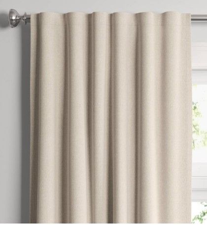 Photo 1 of 1pc Blackout Aruba Linen Window Curtain Panel - Threshold™