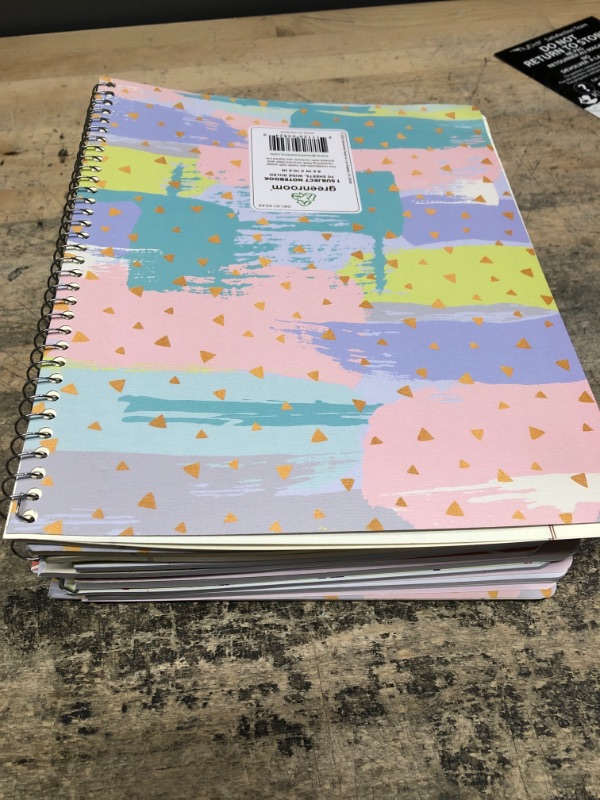 Photo 1 of BUNDLE OF Wide Ruled 1 Subject Spiral Notebook (10PCS)