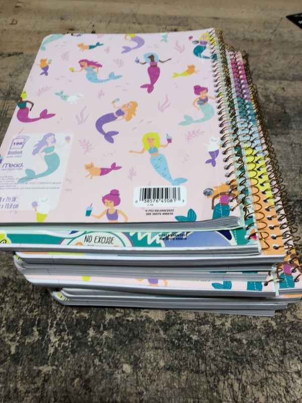 Photo 1 of BUNDLE OF Wide Ruled 1 Subject Spiral Notebook (10PCS)