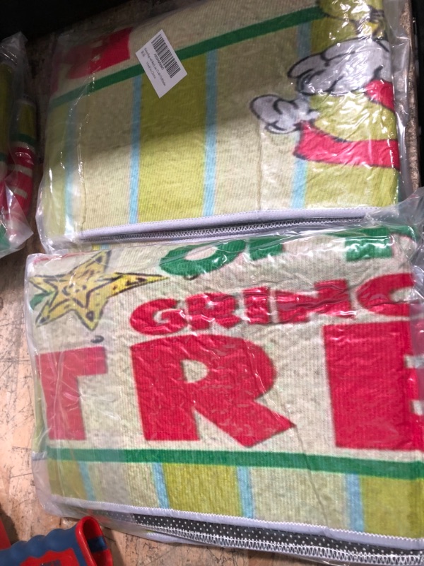 Photo 1 of 2 PCS CHRISTMAS GRINCH MATS