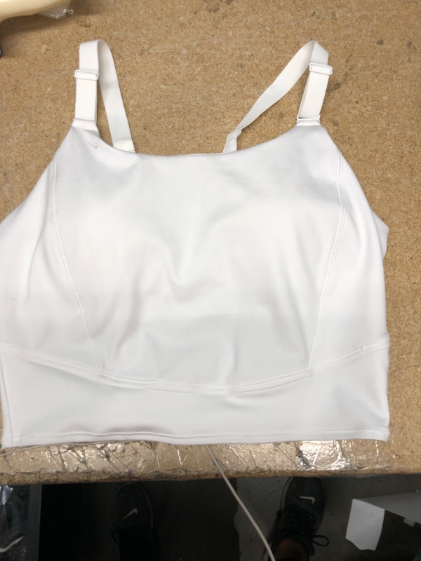 Photo 1 of ALL IN ONE WHITE SPORT BRA MEDIUM 