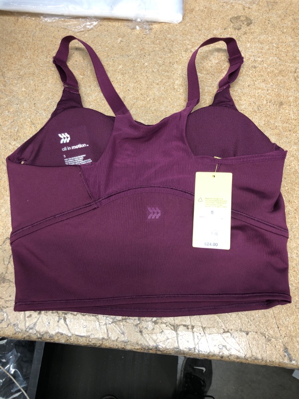 Photo 2 of ALL IN ONE PURPLE SPORT BRA SMALL