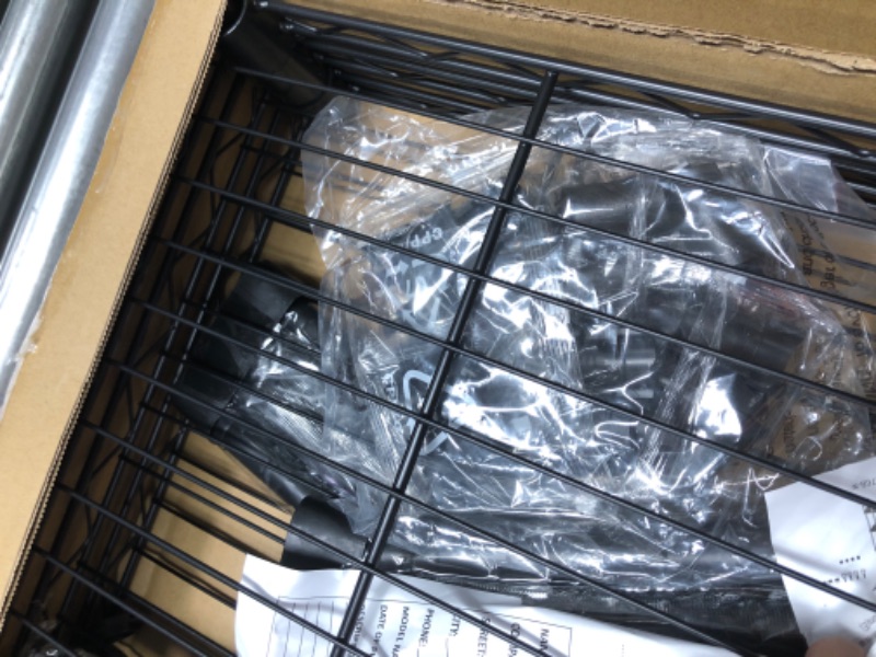 Photo 1 of BestOffice New Wire Shelving Cart Unit 3 Shelves Shelf Rack Layer Tier