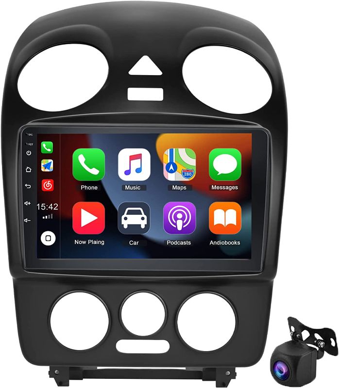 Photo 1 of ***Missing Camera***2G+32G Android 11 Car Radio for VW Beetle 2004-2010 with Wireless Carplay Android Auto, 9 inch Touch Screen 2 Din Bluetooth Navi Supports WLAN, FM/RDS HiFi+ Backup Camera+ Microphone