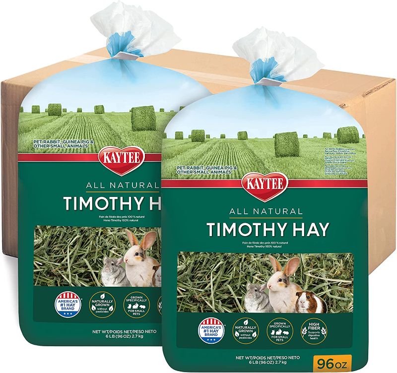 Photo 1 of 1 aytee All Natural Timothy Hay for Guinea Pigs, Rabbits & Other Small Animals  6.5LB (2.9 kg)