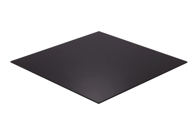 Photo 1 of **MINOR CHIP**Falken Design BK2025-3-16/1224 Acrylic Black Sheet, 12" x 24", 3/16" Thick
