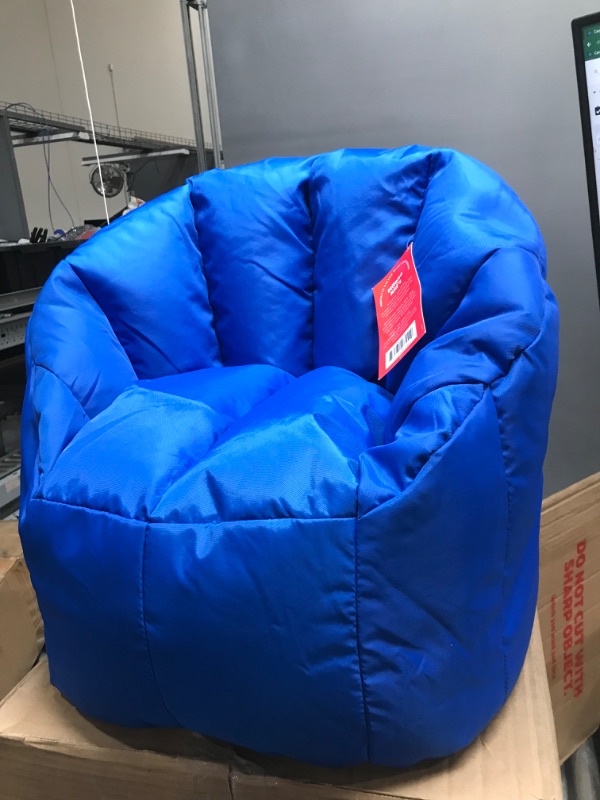 Photo 2 of Big Joe Milano Kid's Bean Bag Chair, Sapphire Smartmax, 2ft Small
