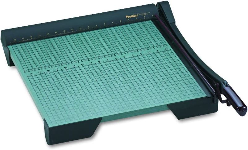 Photo 1 of Martin Yale W18 Premier GreenBoard Wood Series Paper Trimmer 18" Cutting Length, 20 Sheets Capacity